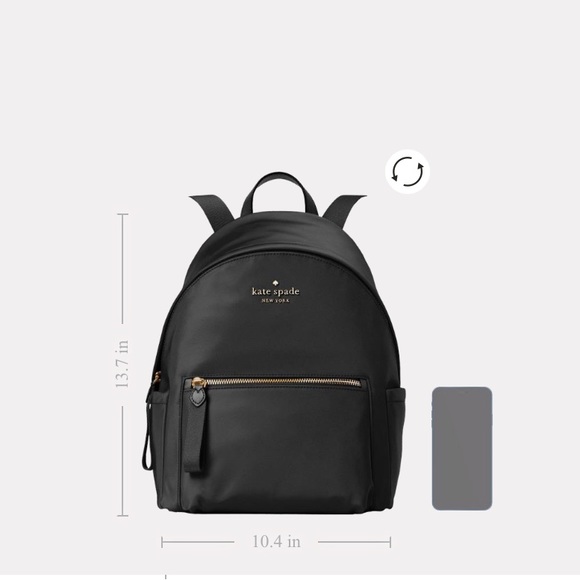Kate Spade Chelsea Nylon Medium Backpack - Picture 3 of 12